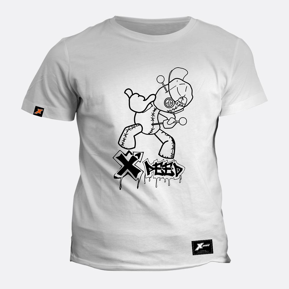 xpeed remera vudu blanca